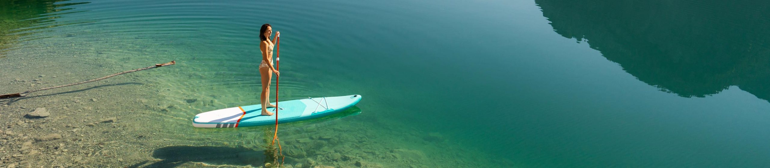 Stand-up Paddling auf See